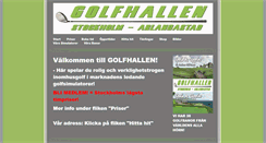 Desktop Screenshot of golfhallen.info