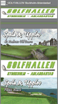 Mobile Screenshot of golfhallen.info